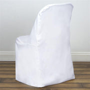 10 pcs Folding Flat Chair Covers Wedding Party Decorations