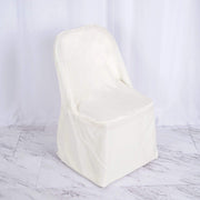 10 pcs Folding Flat Chair Covers Wedding Party Decorations