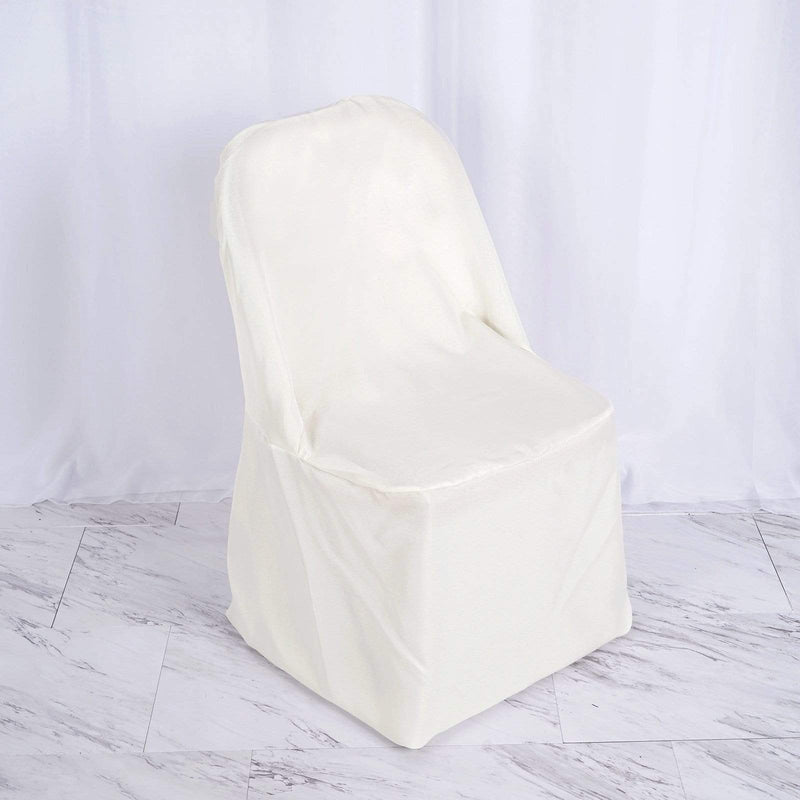 10 pcs Folding Flat Chair Covers Wedding Party Decorations