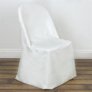 10 pcs Folding Flat Chair Covers Wedding Party Decorations