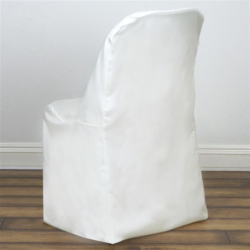 10 pcs Folding Flat Chair Covers Wedding Party Decorations