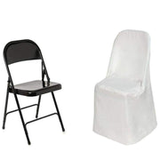 10 pcs Folding Flat Chair Covers Wedding Party Decorations