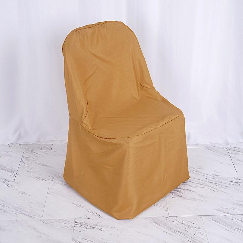10 pcs Folding Flat Chair Covers Wedding Party Decorations