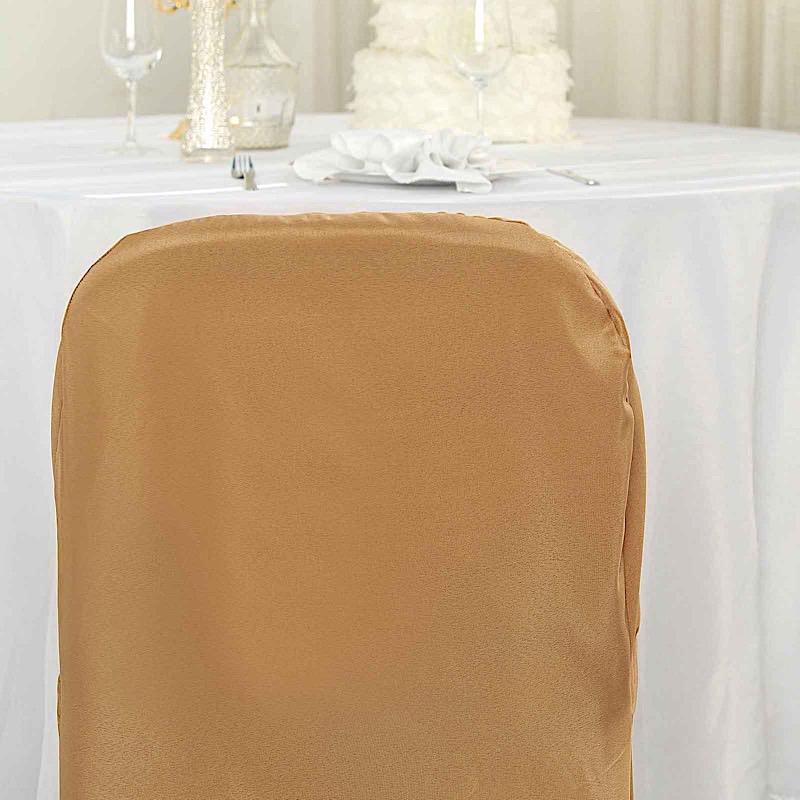 10 pcs Folding Flat Chair Covers Wedding Party Decorations