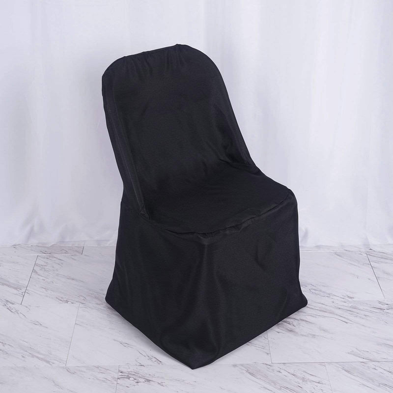 10 pcs Folding Flat Chair Covers Wedding Party Decorations
