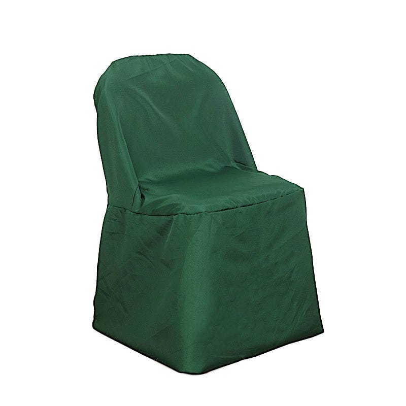 10 pcs Folding Flat Chair Covers Wedding Party Decorations CHAIR_FOLD1_HUNT_PK10