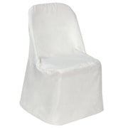 10 pcs Folding Flat Chair Covers Wedding Party Decorations CHAIR_FOLD1_IVR_PK10