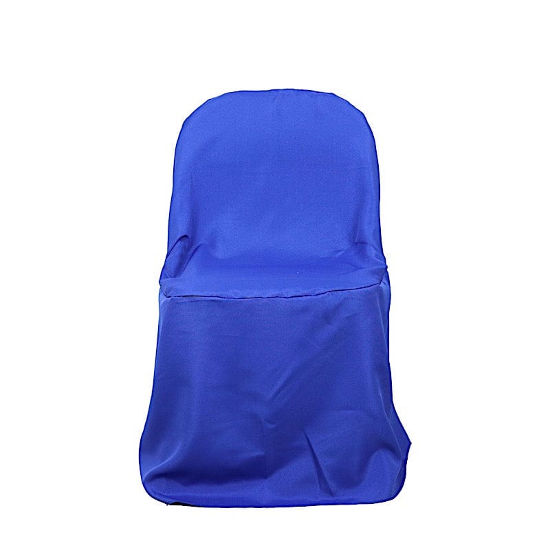 10 pcs Folding Flat Chair Covers Wedding Party Decorations CHAIR_FOLD1_ROY_PK10