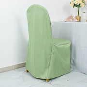 10 pcs Polyester Banquet Chair Covers Wedding Decorations