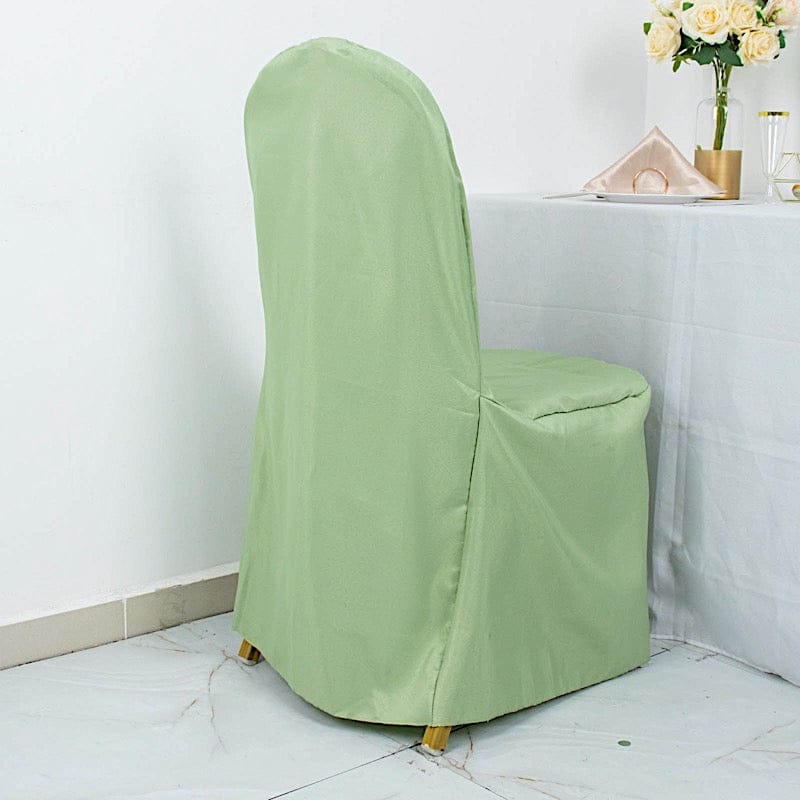 10 pcs Polyester Banquet Chair Covers Wedding Decorations