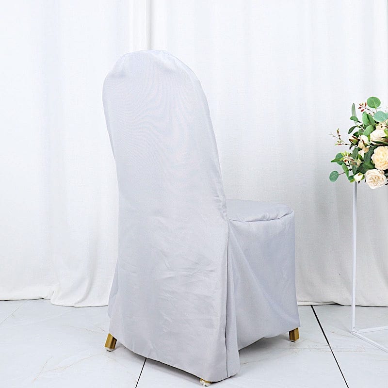 10 pcs Polyester Banquet Chair Covers Wedding Decorations