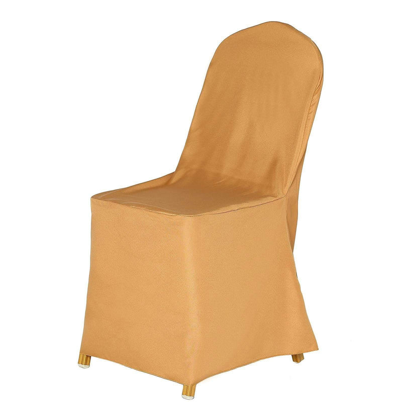 10 pcs Polyester Banquet Chair Covers Wedding Decorations