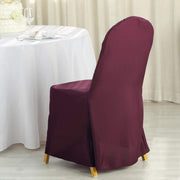 10 pcs Polyester Banquet Chair Covers Wedding Decorations