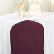 10 pcs Polyester Banquet Chair Covers Wedding Decorations