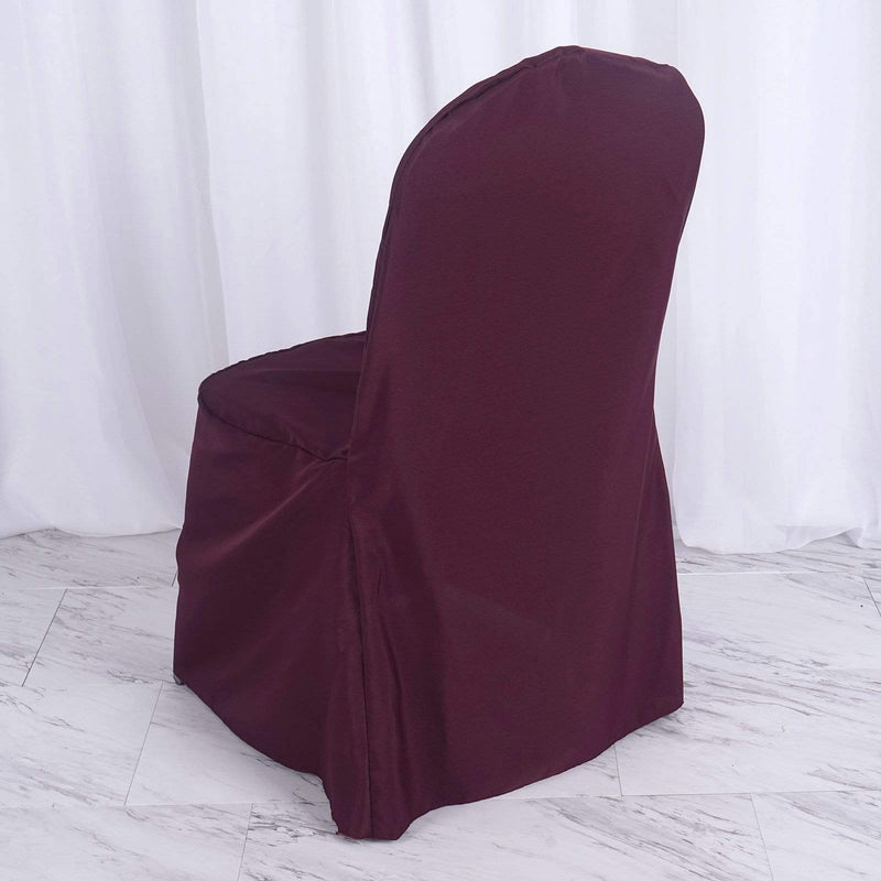 10 pcs Polyester Banquet Chair Covers Wedding Decorations