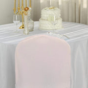 10 pcs Polyester Banquet Chair Covers Wedding Decorations