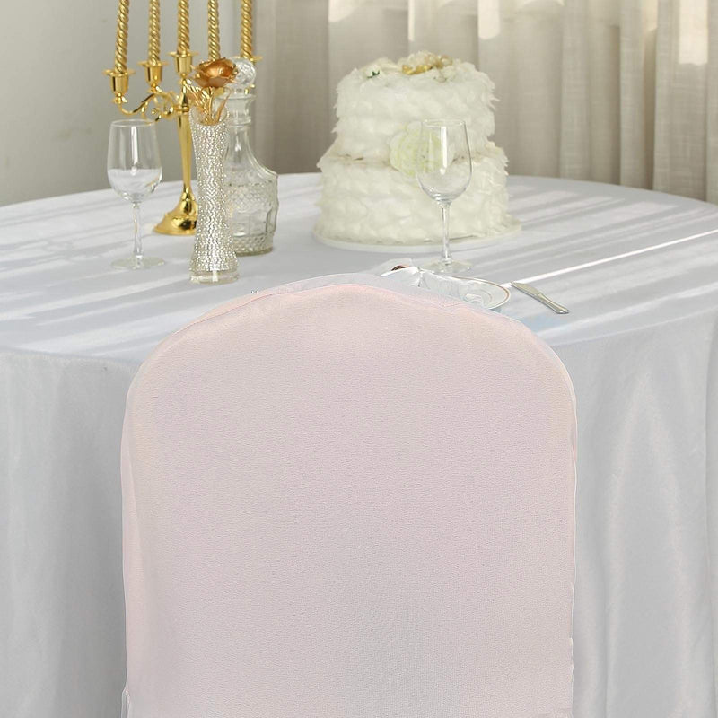 10 pcs Polyester Banquet Chair Covers Wedding Decorations