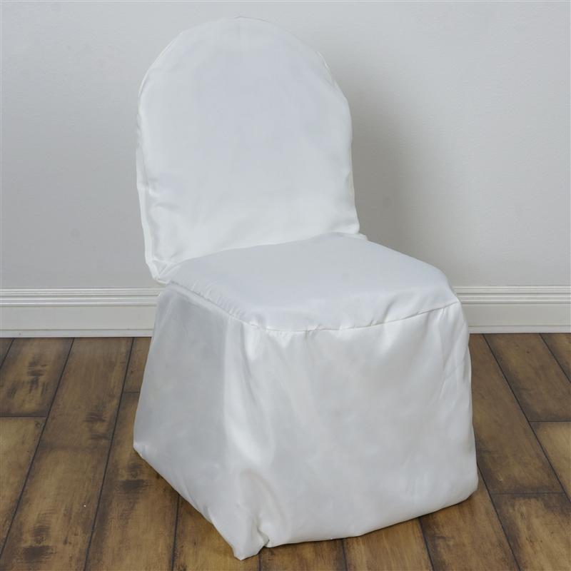 10 pcs Polyester Banquet Chair Covers Wedding Decorations