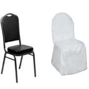 10 pcs Polyester Banquet Chair Covers Wedding Decorations