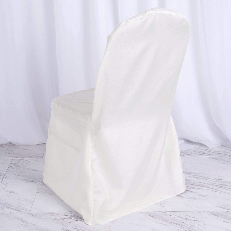10 pcs Polyester Banquet Chair Covers Wedding Decorations