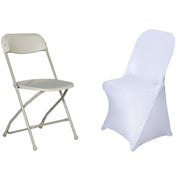 10 pcs Spandex Folding Chair Covers Wedding Party Decorations