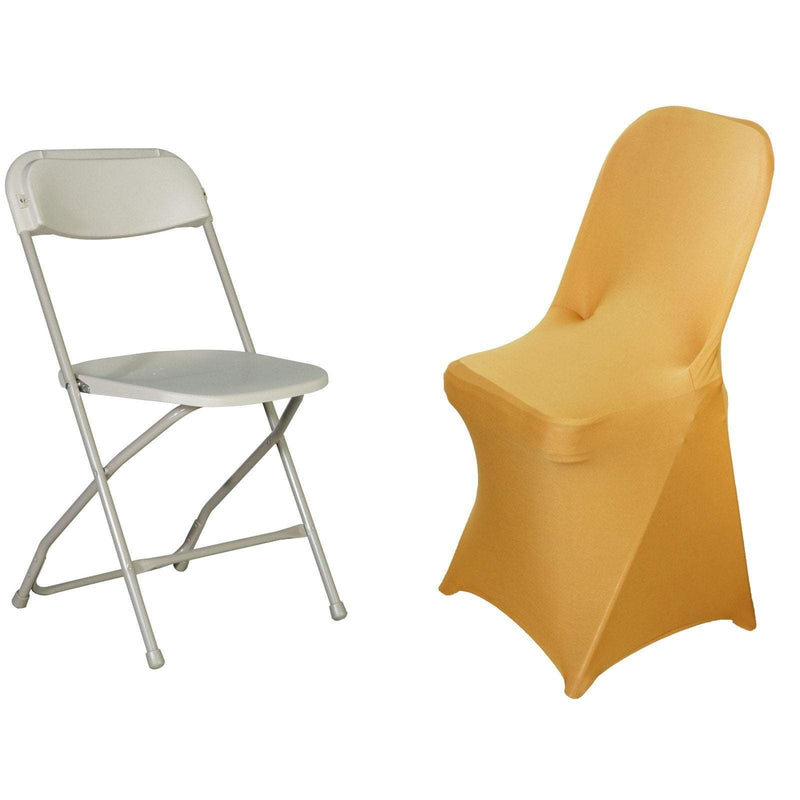 10 pcs Spandex Folding Chair Covers Wedding Party Decorations
