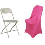 10 pcs Spandex Folding Chair Covers Wedding Party Decorations