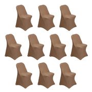 10 pcs Spandex Folding Chair Covers Wedding Party Decorations CHAIR_SPFD_TAUP_PK10