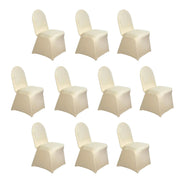 10 pcs Spandex Stretchable Chair Covers Wedding Party Decorations CHAIR_SPX_CHMP_PK10