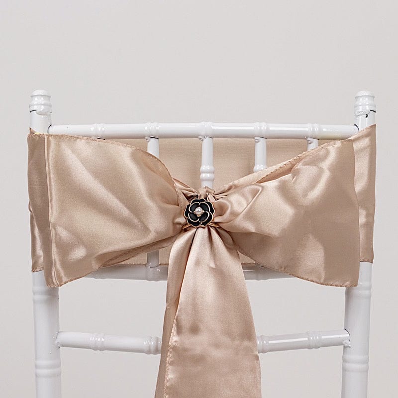 10 Pearl Floral Metal Napkin Rings with Gold Rim