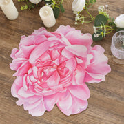 10 Peony Flower Cardboard Paper Placemats - Pink DSP_CHRG_PEO01_PINK