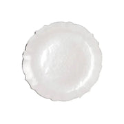 10 Plastic Dinner Salad Plates with Scalloped Rim - Disposable Tableware DSP_PLR0032_7_PRLSV