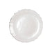 10 Plastic Dinner Salad Plates with Scalloped Rim - Disposable Tableware DSP_PLR0032_7_PRLSV