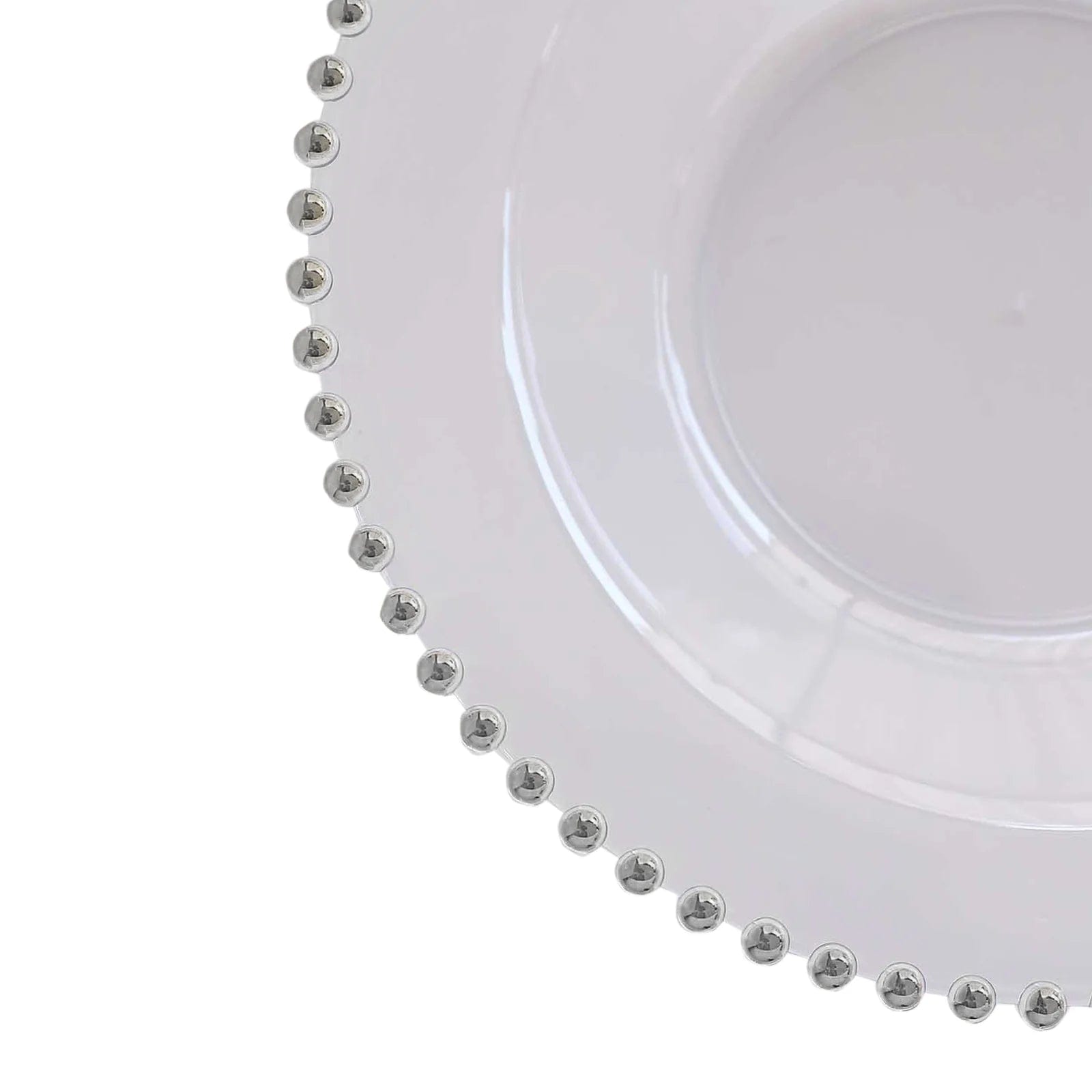 10 Plastic Soup Bowls with Beaded Rim