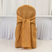 10 Polyester Banquet Chair Covers with Attached Sashes