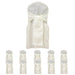 10 Polyester Banquet Chair Covers with Attached Sashes