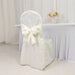 10 Polyester Banquet Chair Covers with Attached Sashes