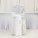 10 Polyester Banquet Chair Covers with Attached Sashes