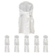 10 Polyester Banquet Chair Covers with Attached Sashes