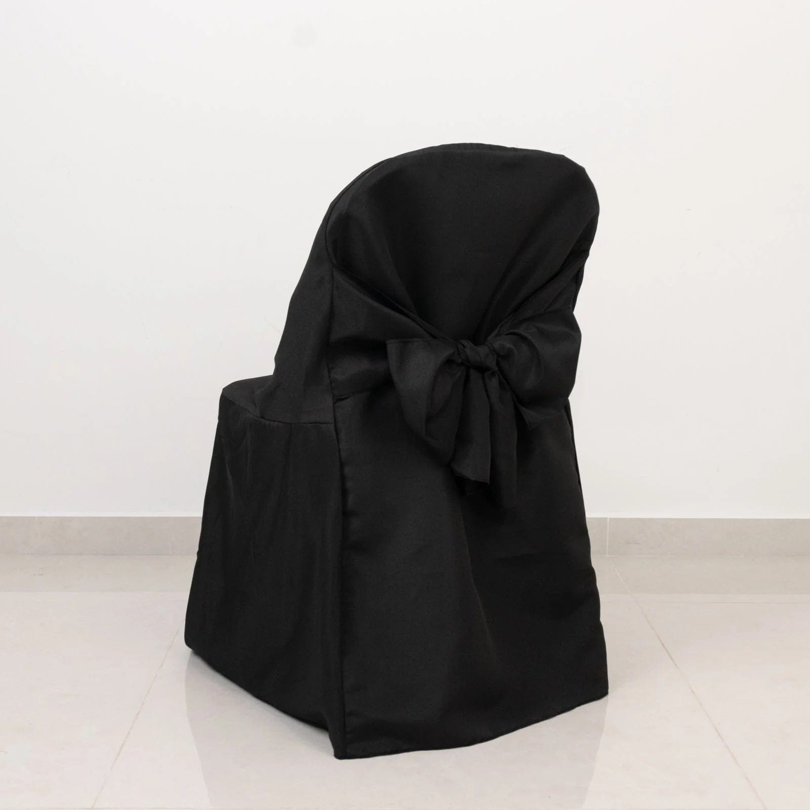 10 Polyester Folding Chair Covers with Attached Sashes