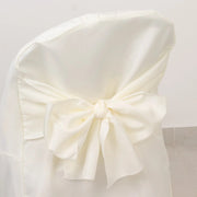 10 Polyester Folding Chair Covers with Attached Sashes