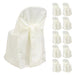 10 Polyester Folding Chair Covers with Attached Sashes