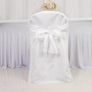 10 Polyester Folding Chair Covers with Attached Sashes