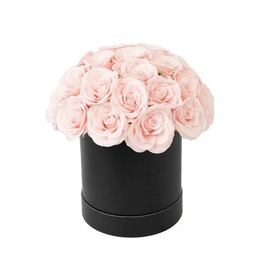 10" Prearranged Soap Rose Flower Centerpiece with Black Round Gift Box ARTI_BALL_CPRS01_046