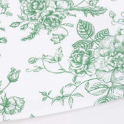 10 Rectangular 13" x 9" French Toile Plastic Serving Trays