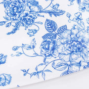 10 Rectangular 13" x 9" French Toile Plastic Serving Trays