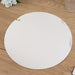 10 Round 10" Decorative Mirror Plastic Charger Plates MIRR_PS_RND_10_SILV