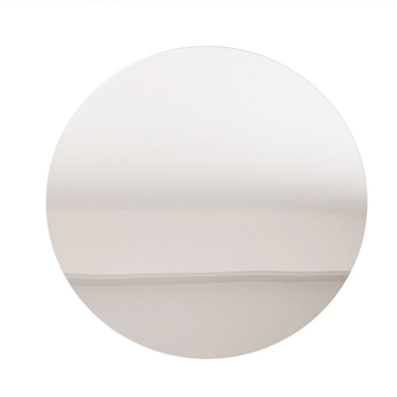 10 Round 12" Decorative Mirror Plastic Charger Plates MIRR_PS_RND_12_SILV