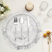 10 Round 13" Metallic Foil Polyester Mesh Table Placemats