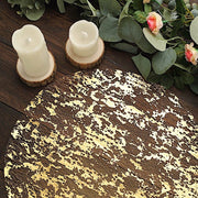 10 Round 13" Metallic Foil Polyester Mesh Table Placemats